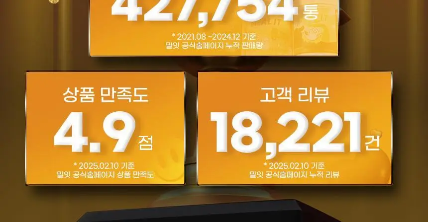 [무료배송] 밀잇 식사대용 단백질쉐이크 450g 4종 택2 상세페이지 2